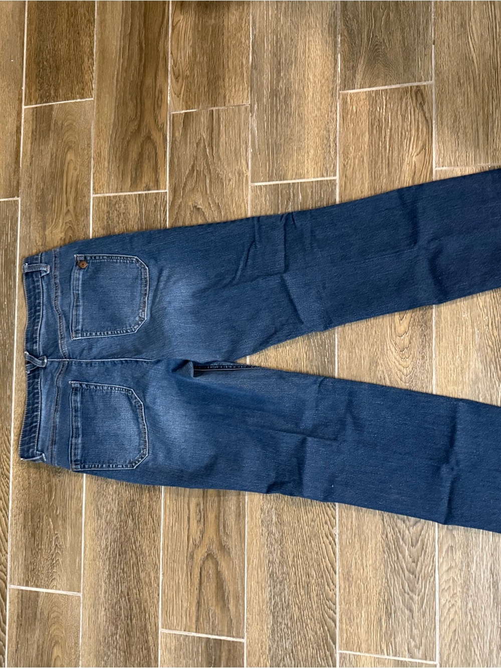 Democracy Straight-Leg Jeans in Dark Blue Denim - Picture 3 of 3